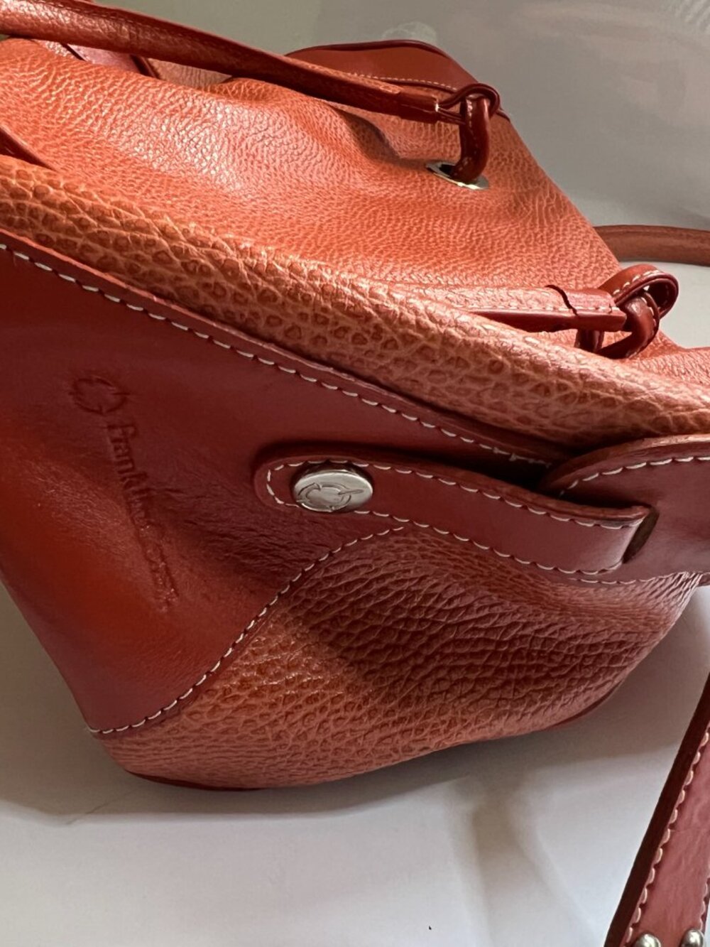 Burnt Orange Franklin Covey Planner/Laptop bag - Picture 6 of 8